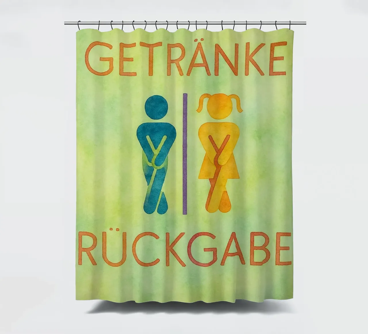 Gedreven terugkeer douchegordijn van Britania