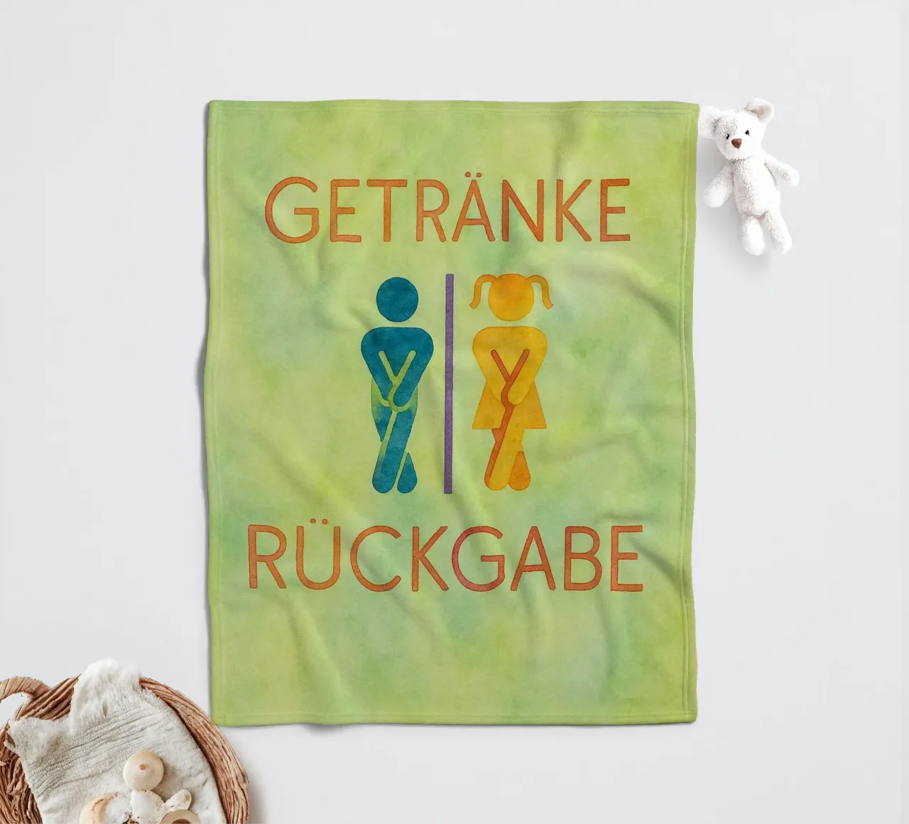 Driven return fleece blanket by Britania