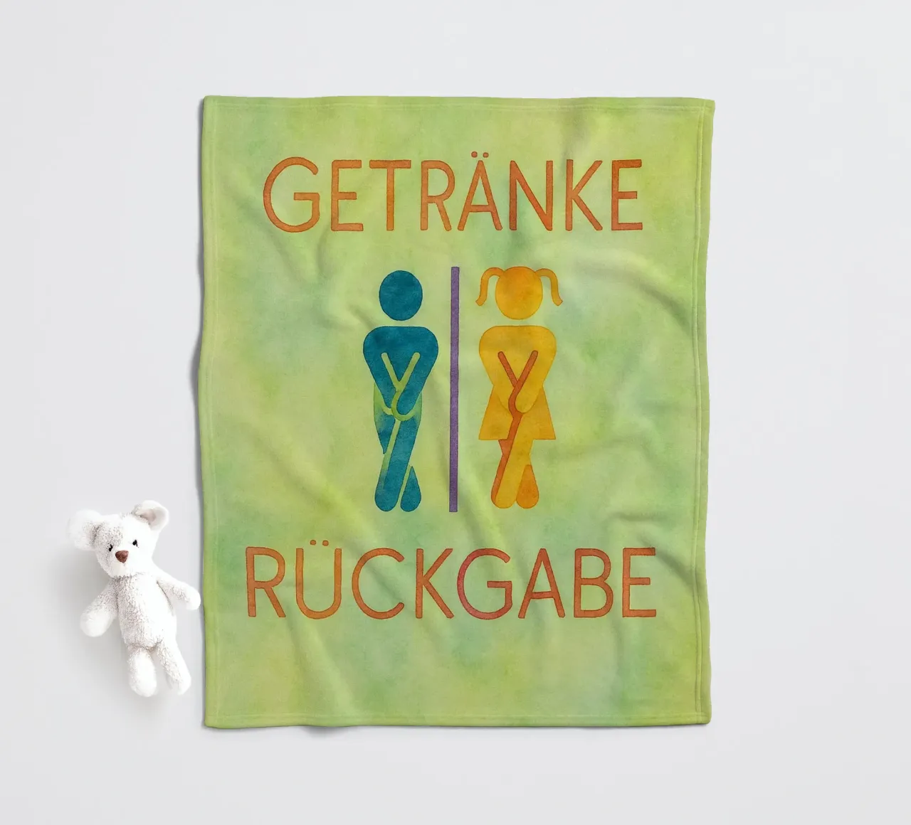 Driven return fleece blanket by Britania