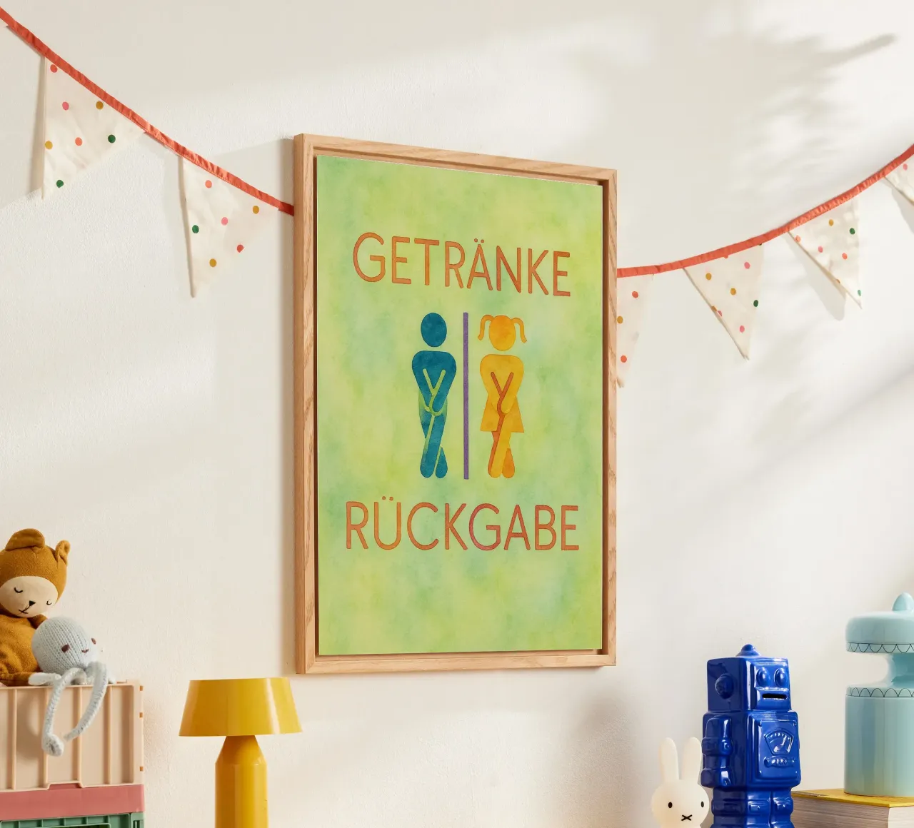 Gedreven terugkeer acryl van Britania