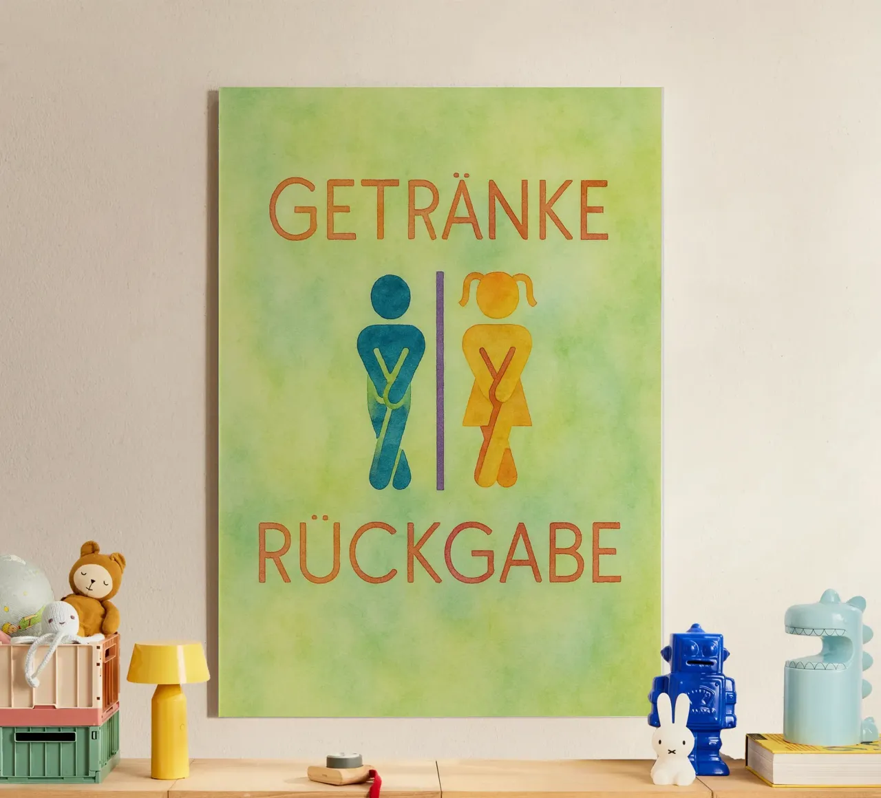 Gedreven terugkeer acryl van Britania