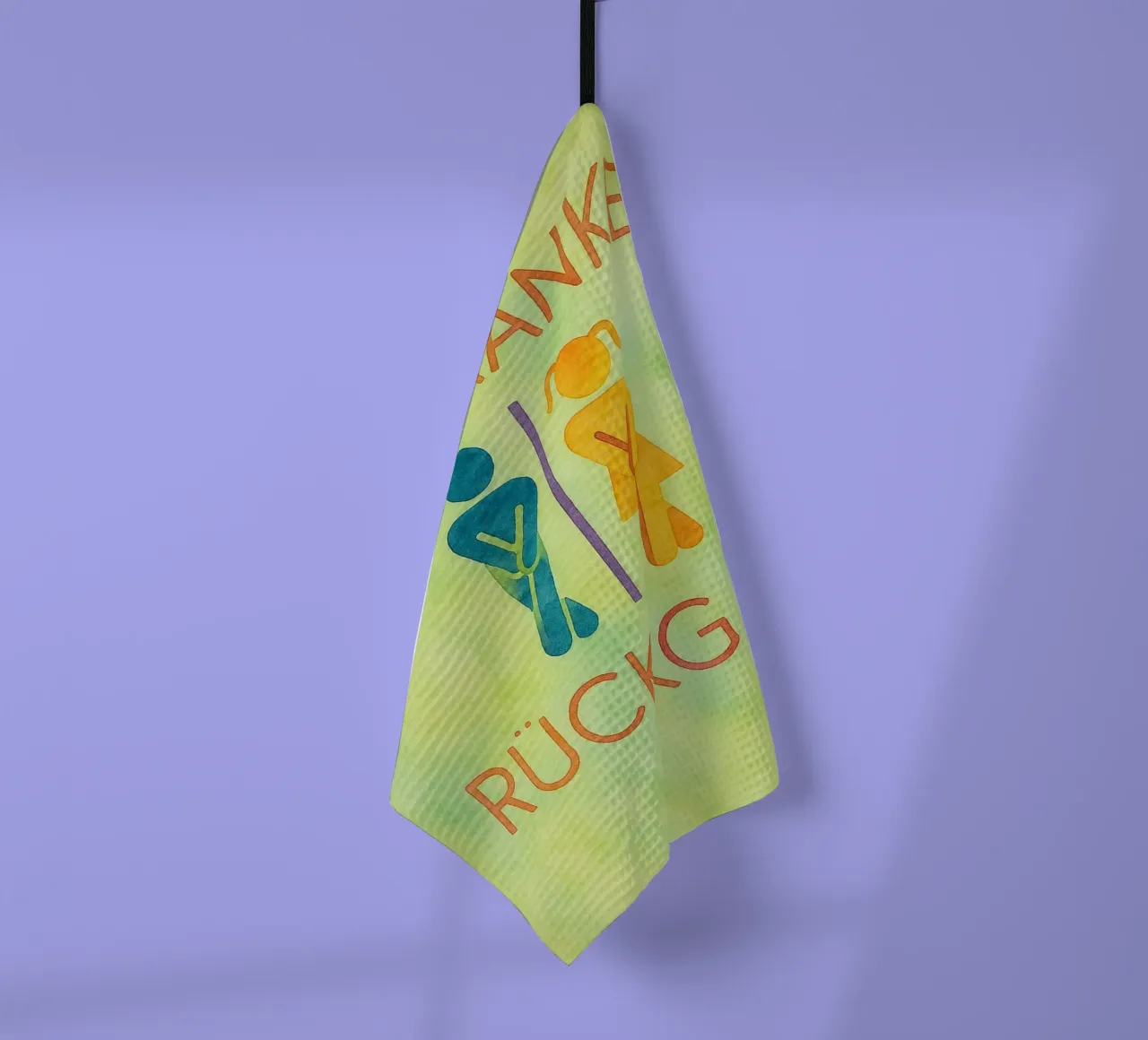 Driven return tea towel by Britania