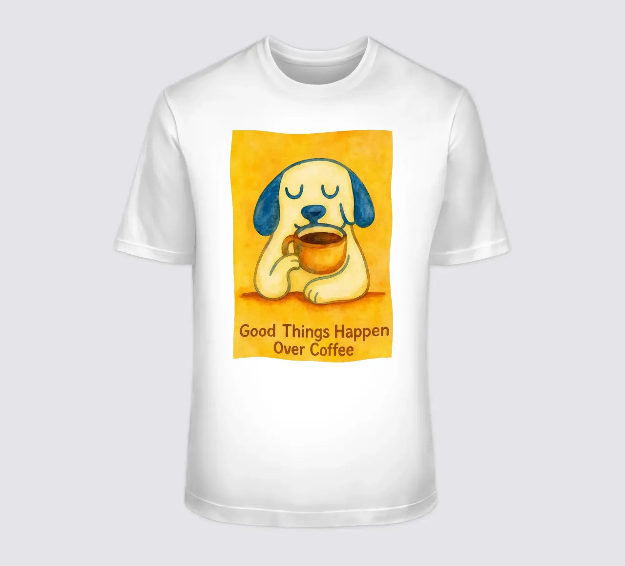 Le cose belle succedono davanti a un caffè t-shirt da Britania