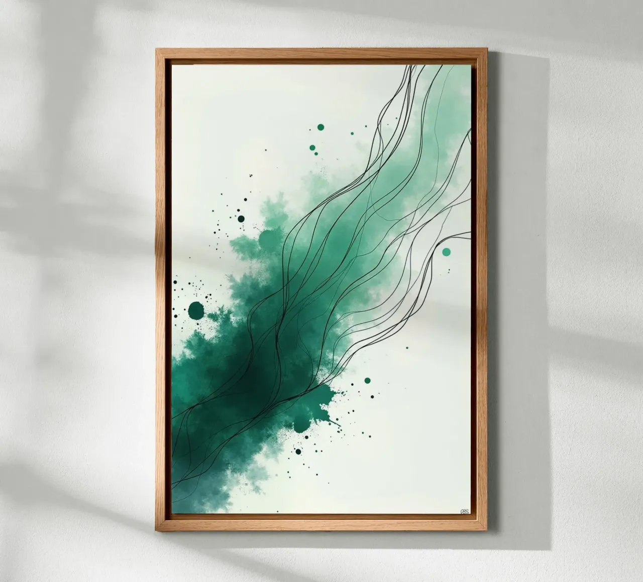 Nature 1 canvas with Floater frame by Dustlight Atelier