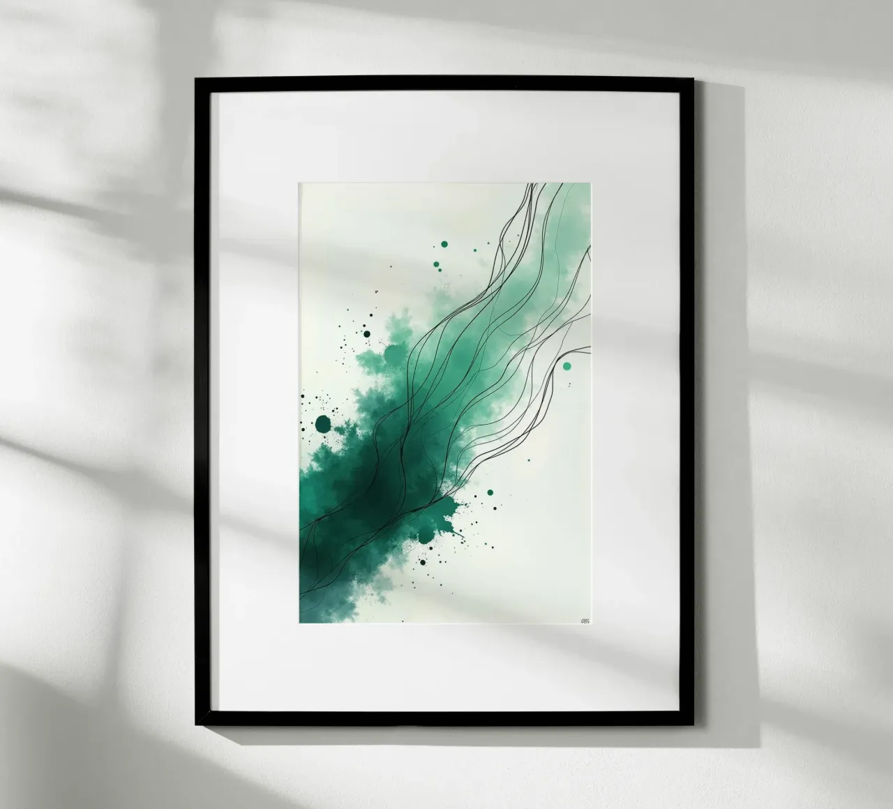 Nature 1 poster with plastic frame by Dustlight Atelier