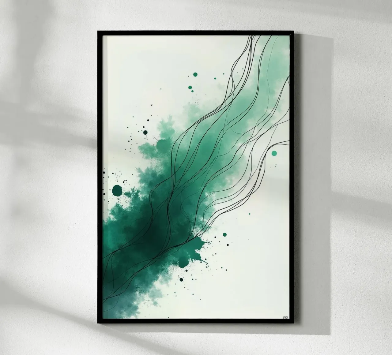Nature 1 poster with plastic frame by Dustlight Atelier