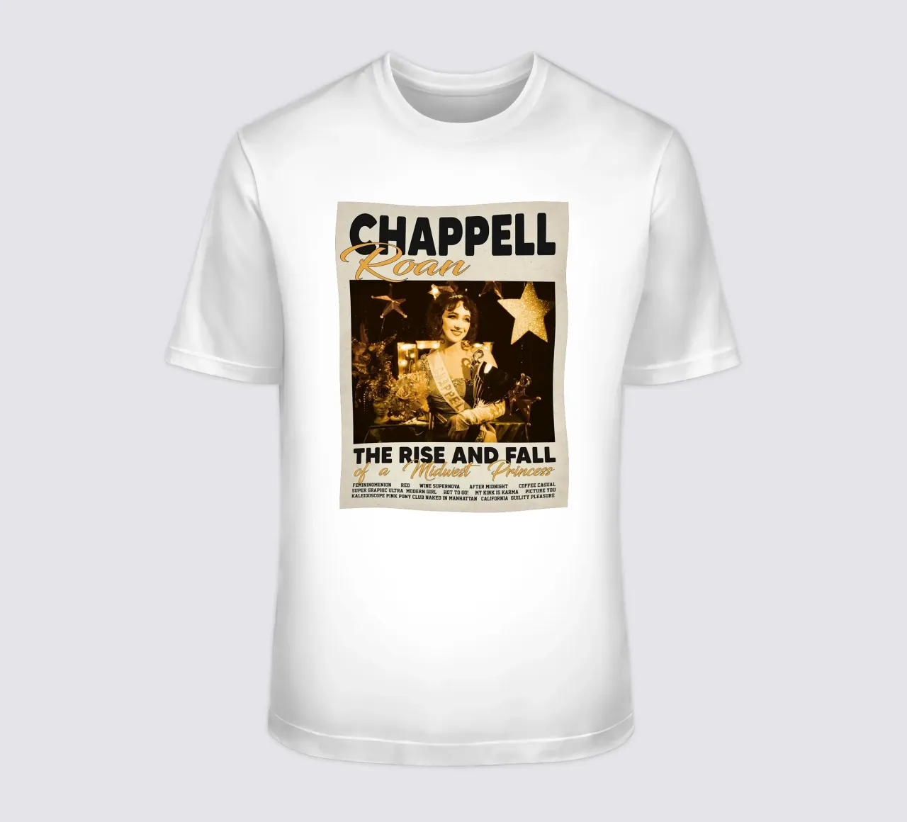 L'ascesa e la caduta di Chappell Roan t-shirt da ardala guller
