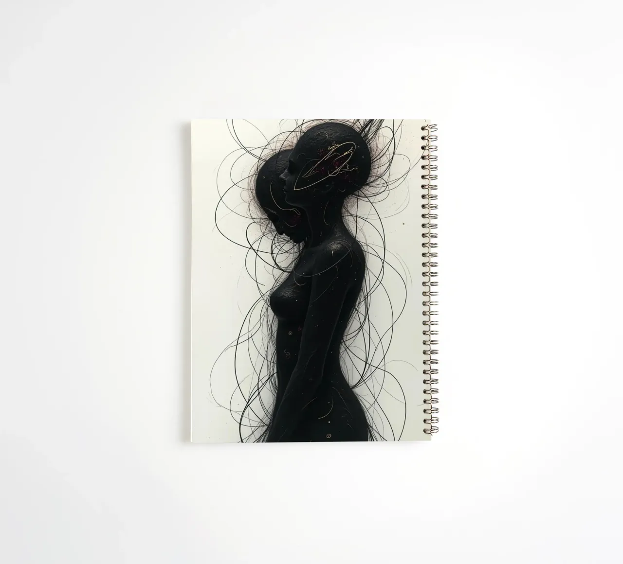 Exasperated spiral notebook by Dustlight Atelier