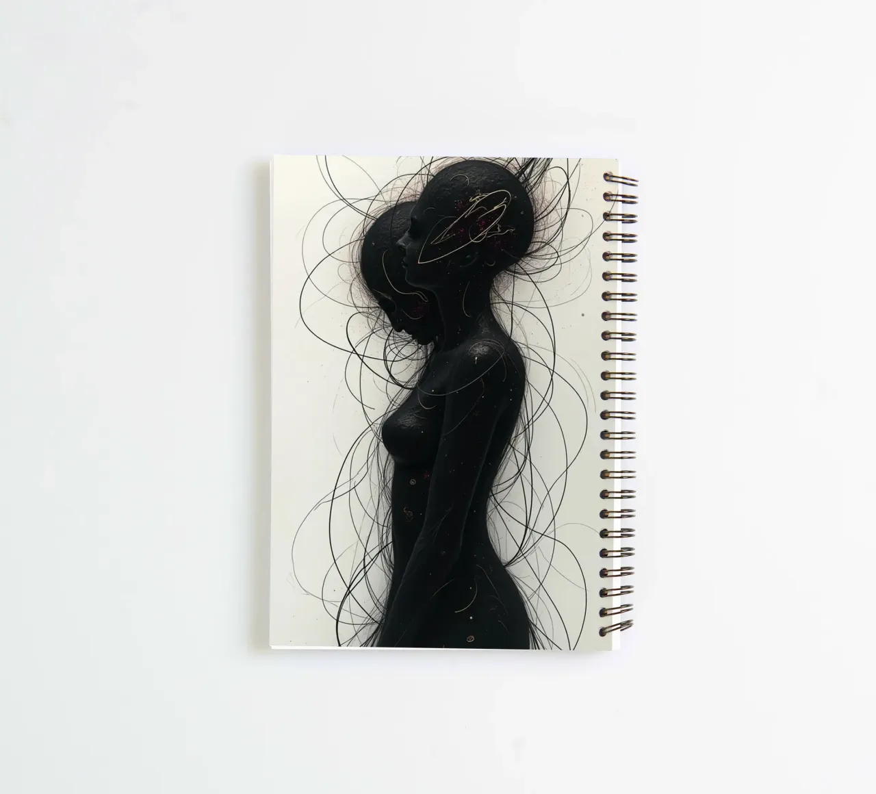 Exasperated spiral notebook by Dustlight Atelier
