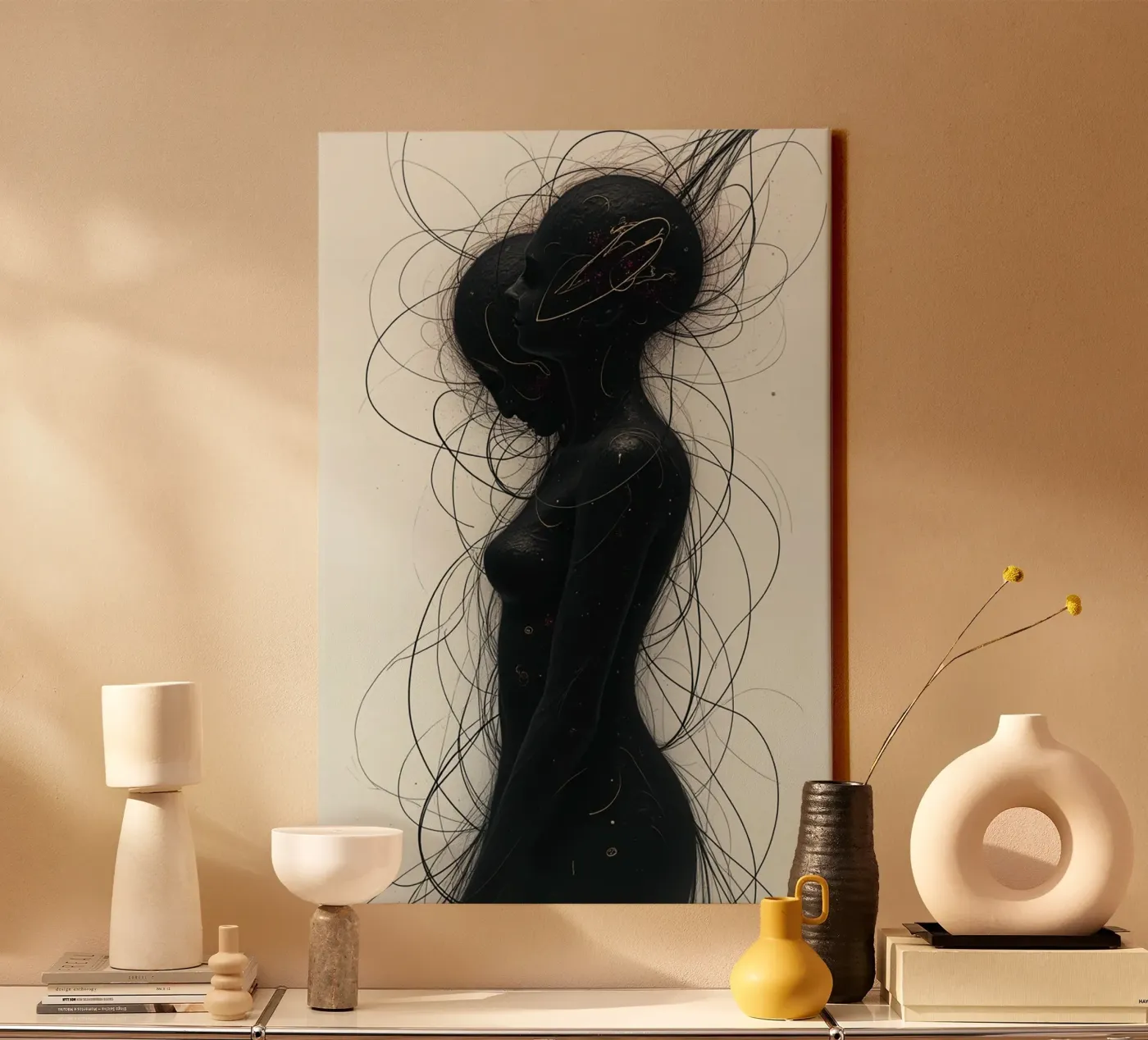 Exasperated canvas by Dustlight Atelier