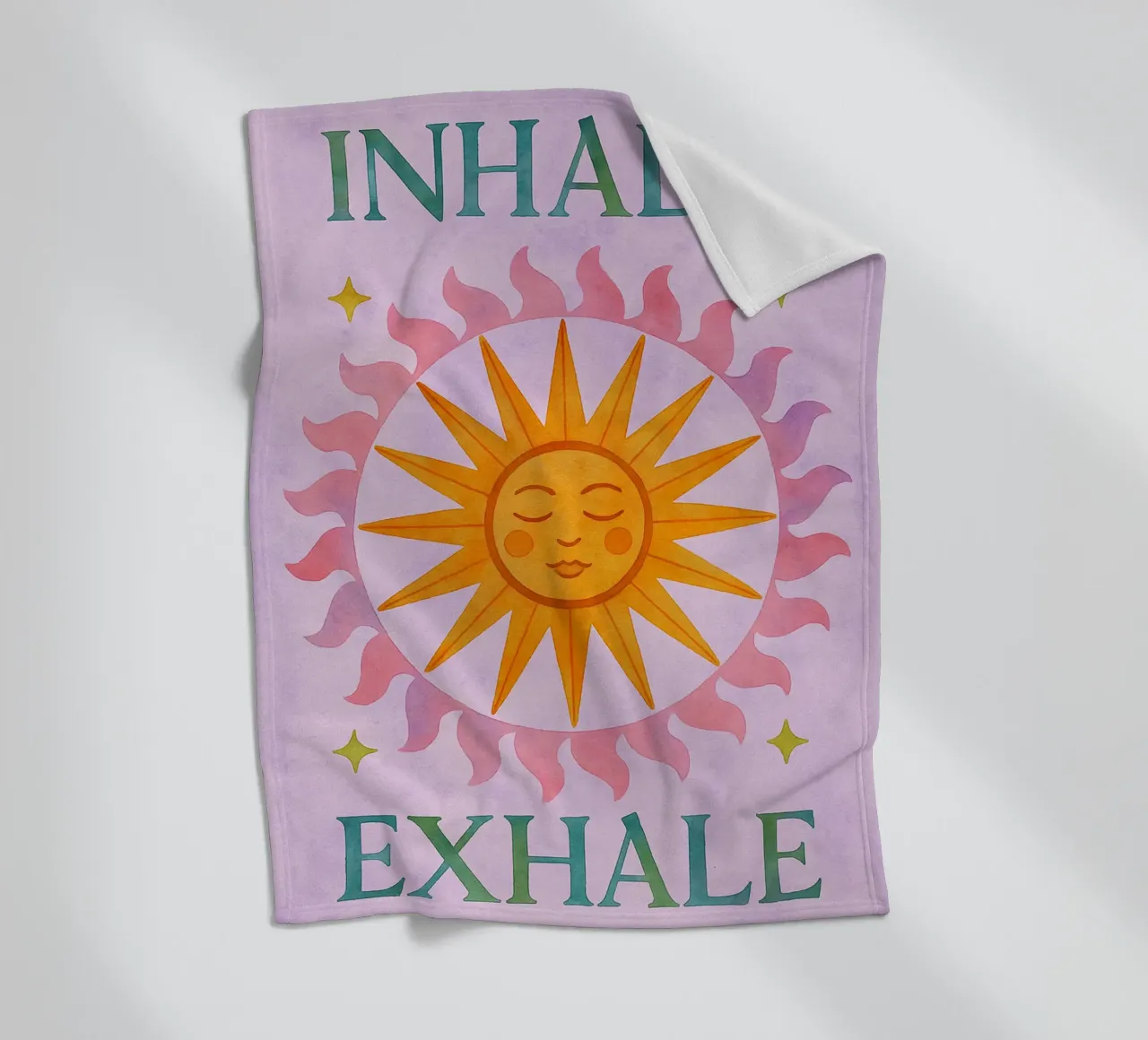 inspirare espirare coperta in pile da Britania