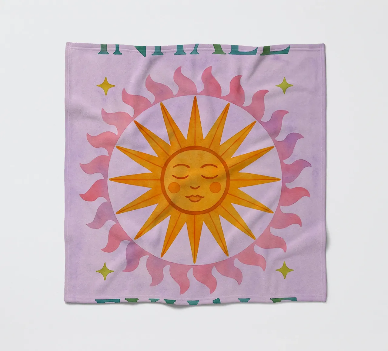inspirare espirare coperta in pile da Britania