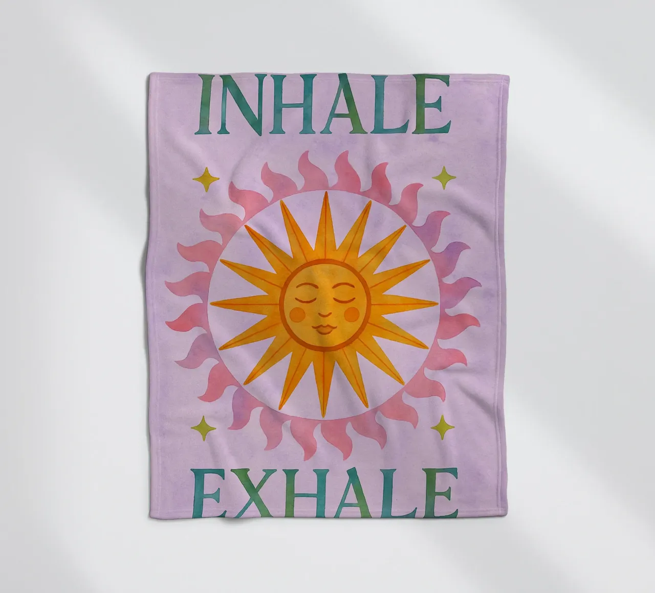 inspirare espirare coperta in pile da Britania