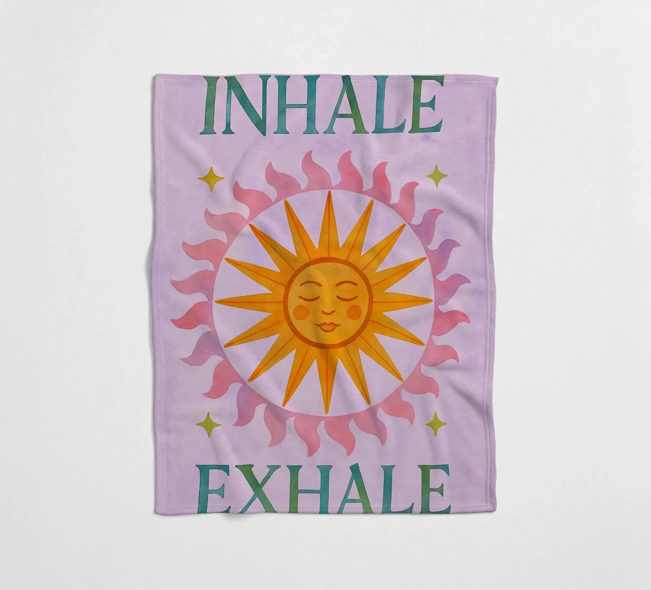 inspirare espirare coperta in pile da Britania