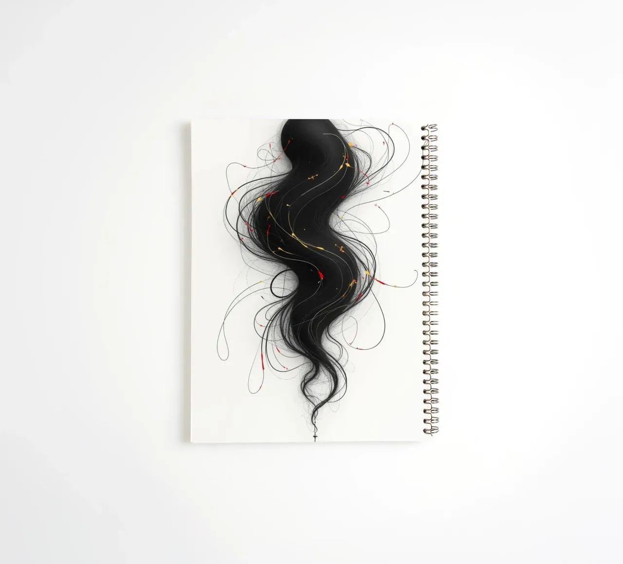 Exasperated 1 spiral notebook by Dustlight Atelier