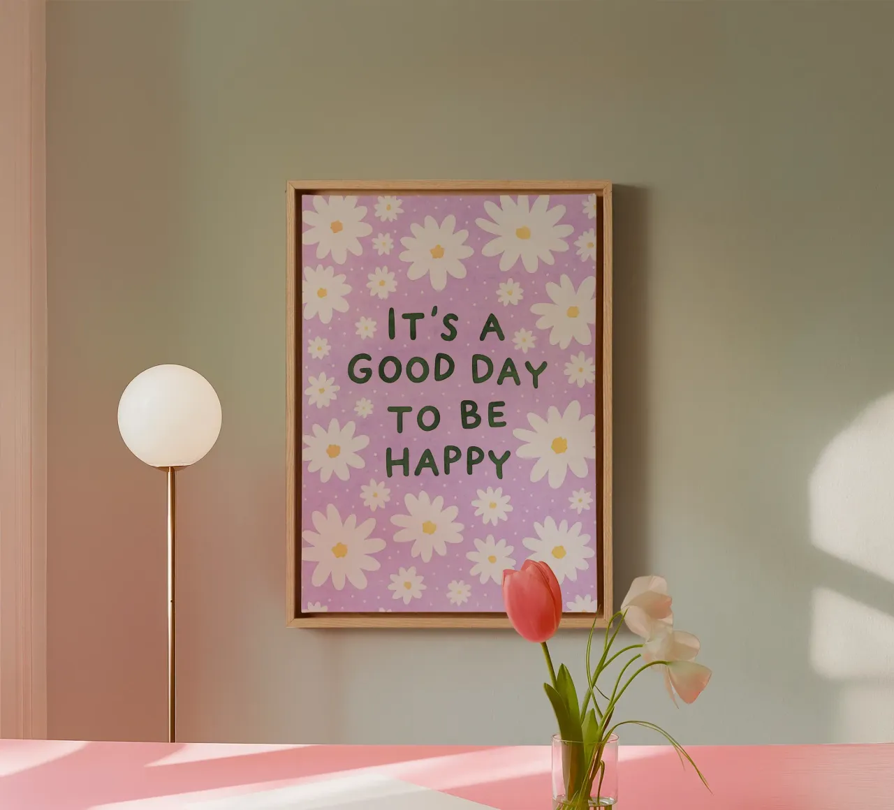 its a good day canvas by Britania