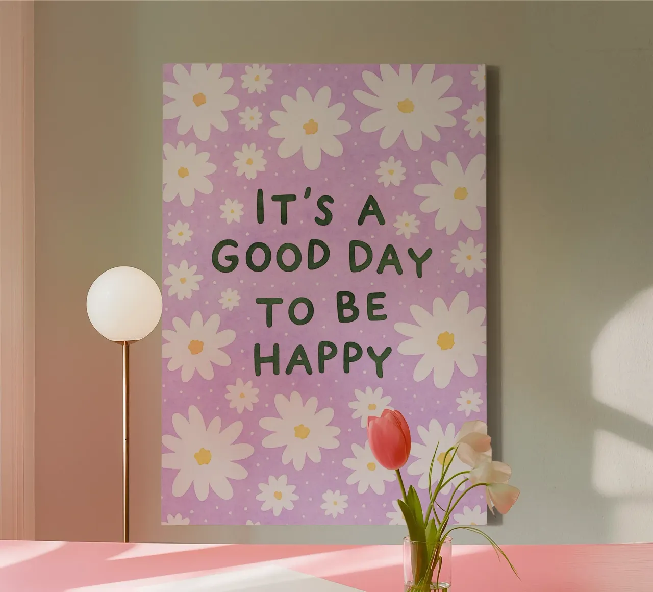 its a good day canvas by Britania