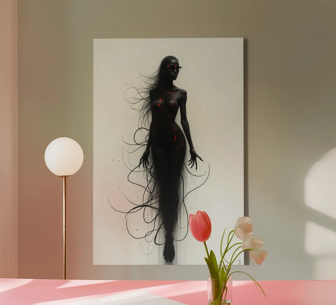 Exasperated 3 canvas by Dustlight Atelier