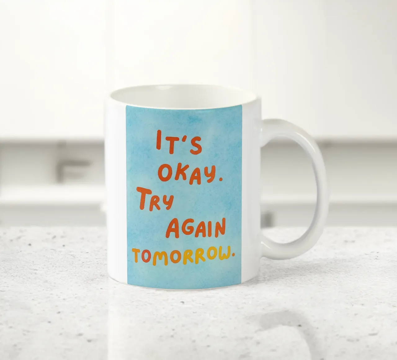 Va bene, riprova domani tazza in ceramica da Britania