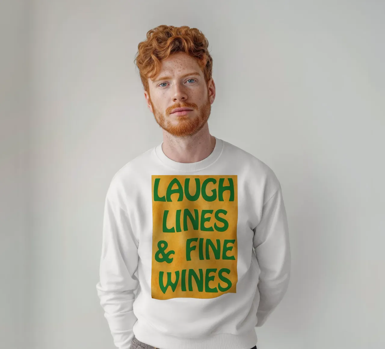 linee di risate vini pregiati felpa da Britania