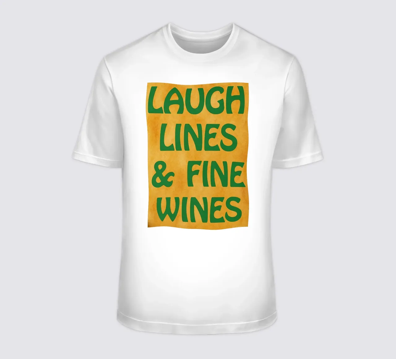 linee di risate vini pregiati t-shirt da Britania