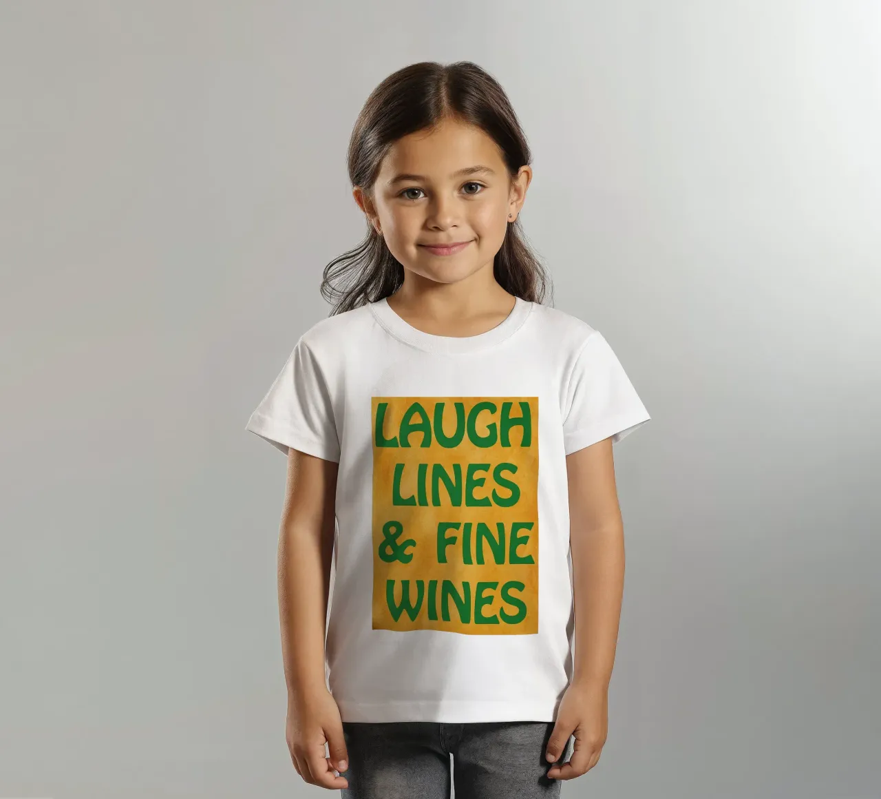 linee di risate vini pregiati t-shirt bambini da Britania