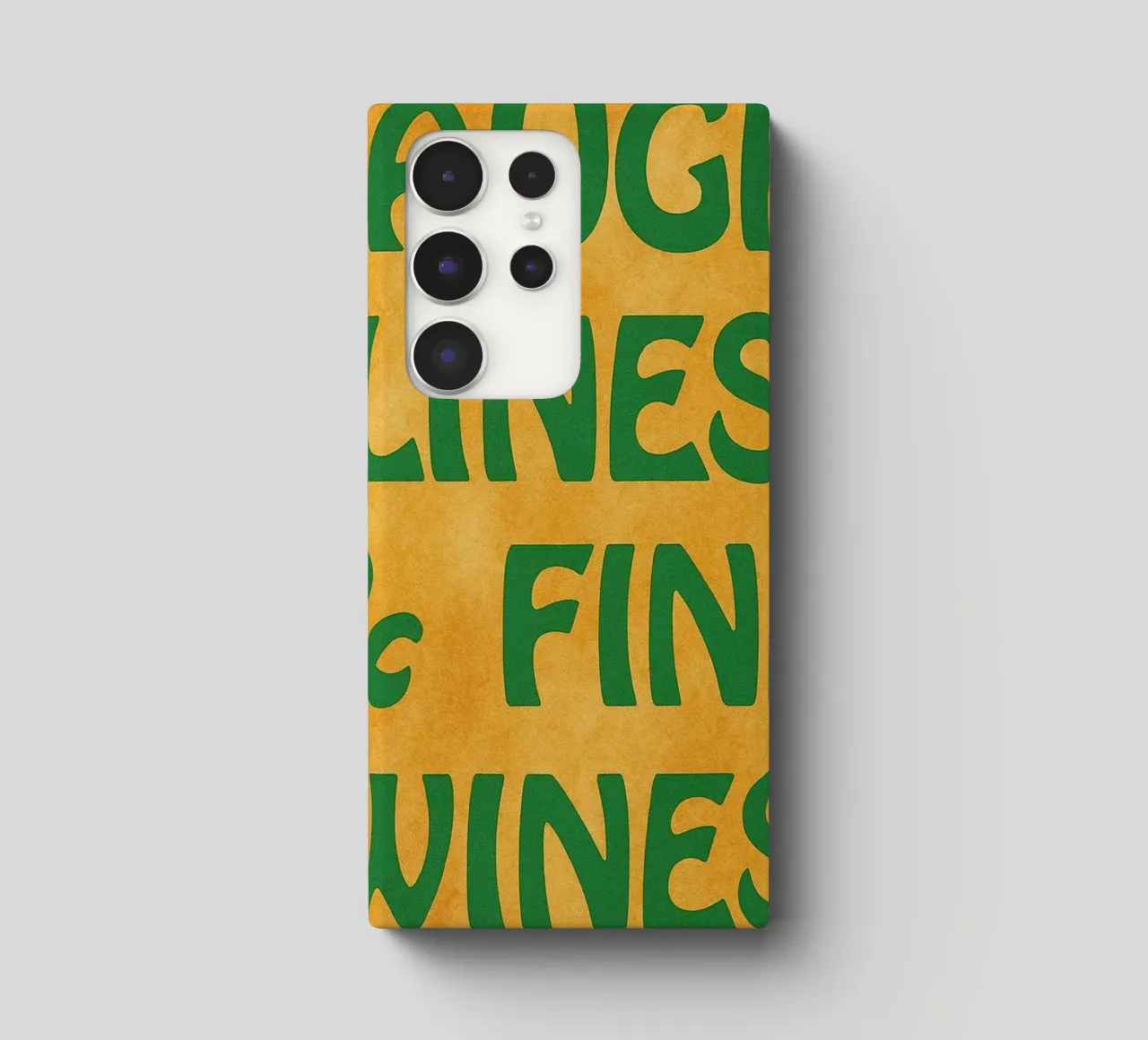 linee di risate vini pregiati cover samsung da Britania