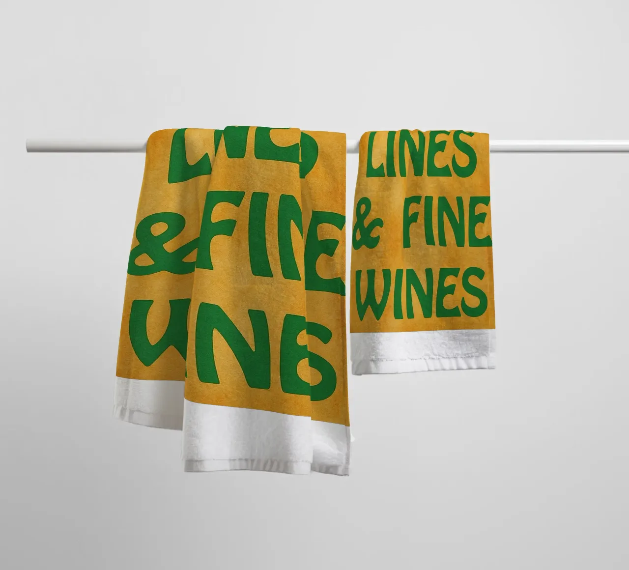 linee di risate vini pregiati asciugamano da bagno da Britania