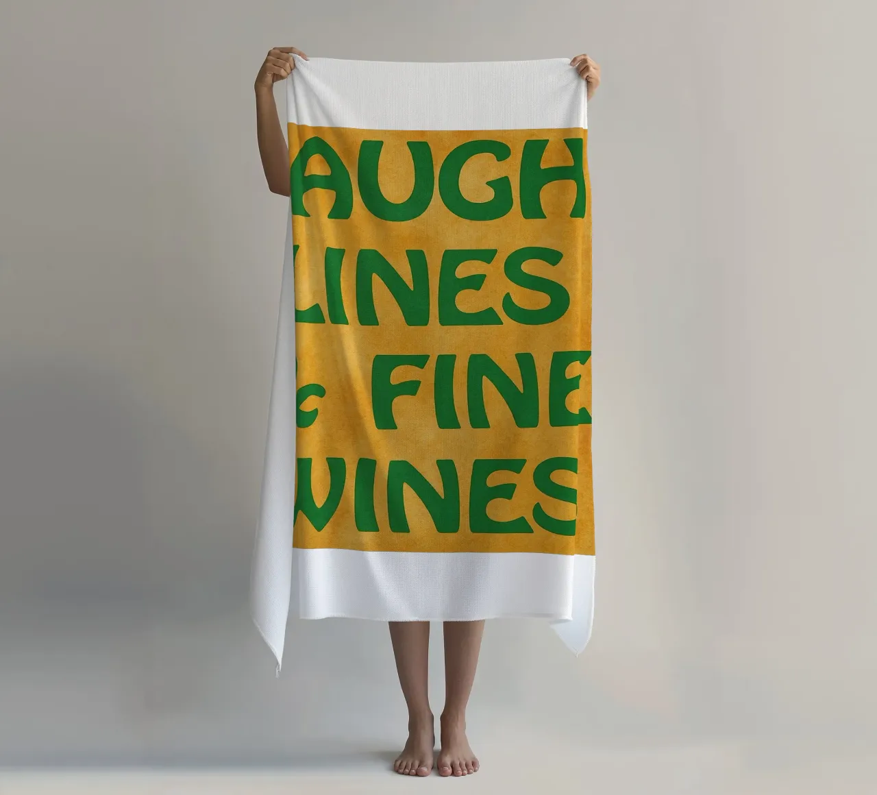 linee di risate vini pregiati telo mare da Britania