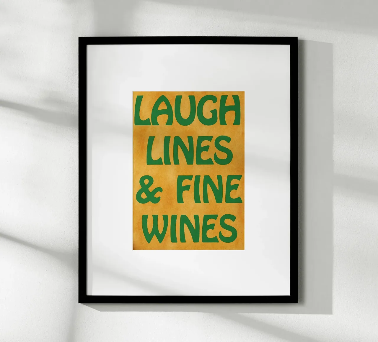linee di risate vini pregiati poster da Britania