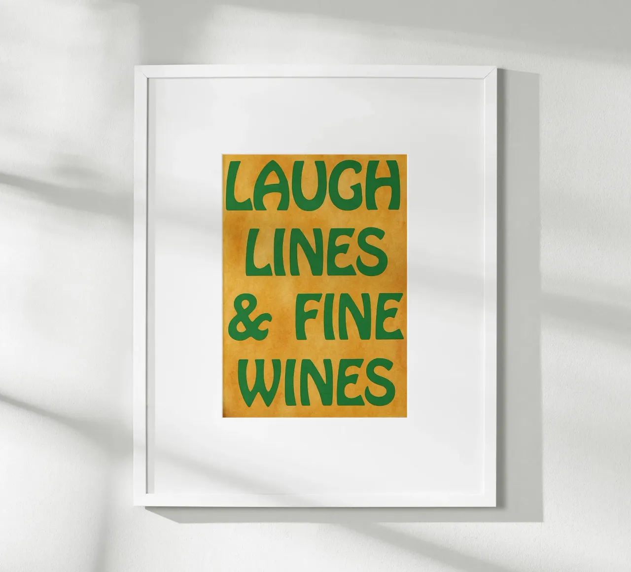 linee di risate vini pregiati poster da Britania