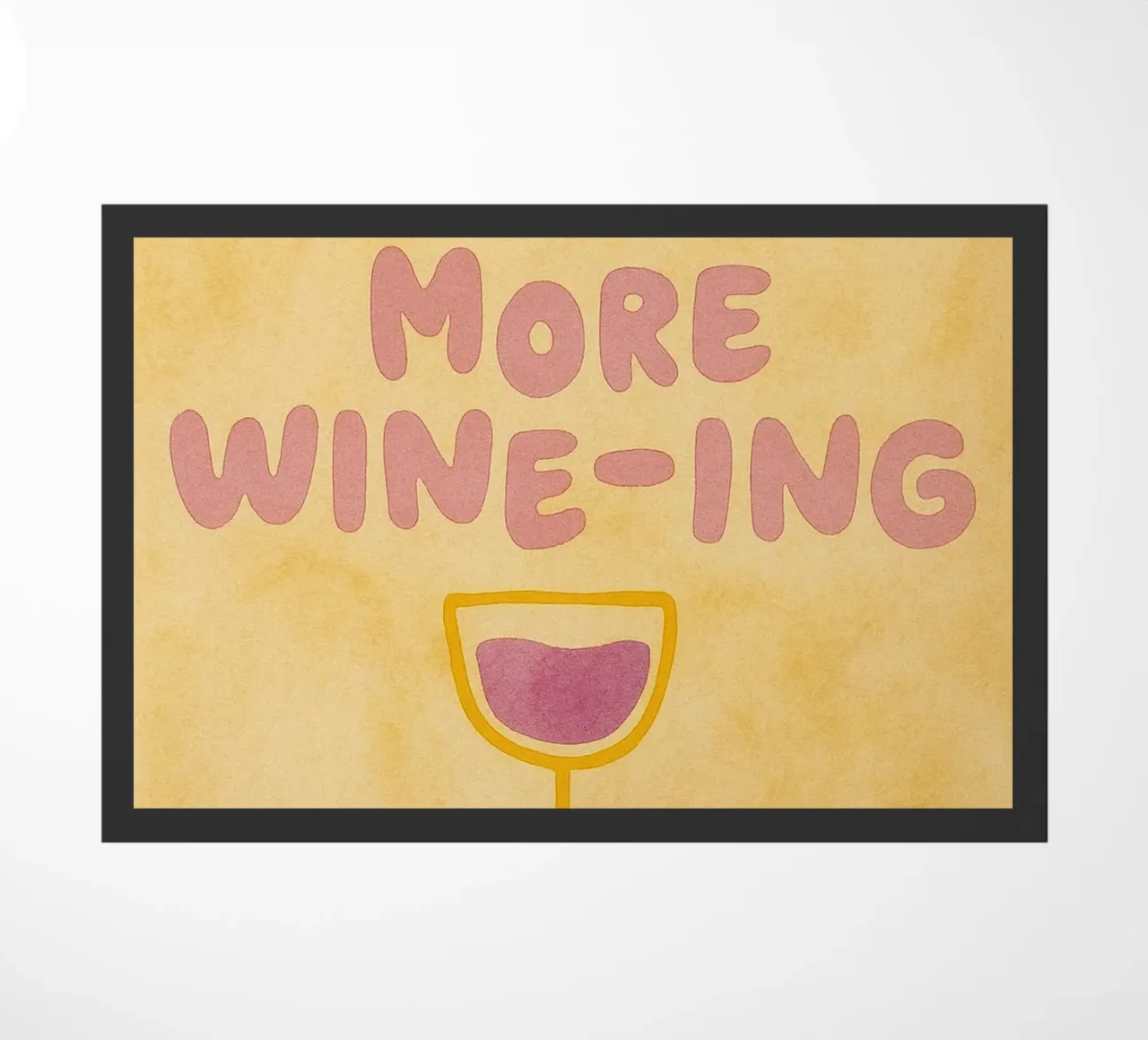 meno piagnistei più vino zerbino da Britania