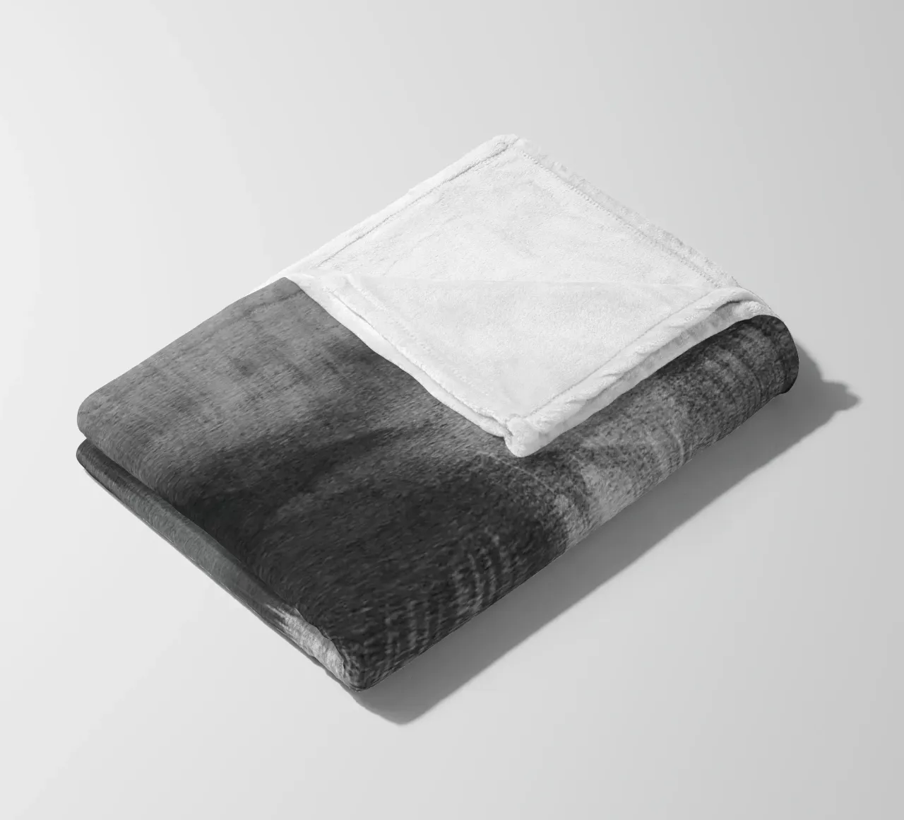 Pennellate di acquerello nero coperta in pile da NouveauPrints