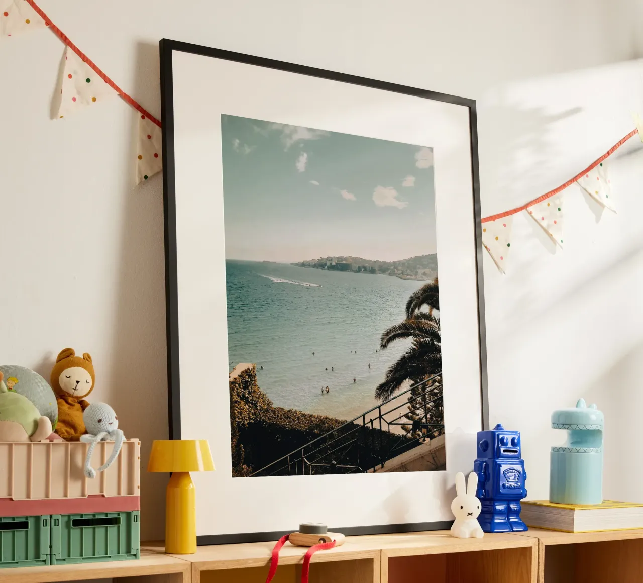 Mallorca Views poster con telaio in plastica da Les Meravelles