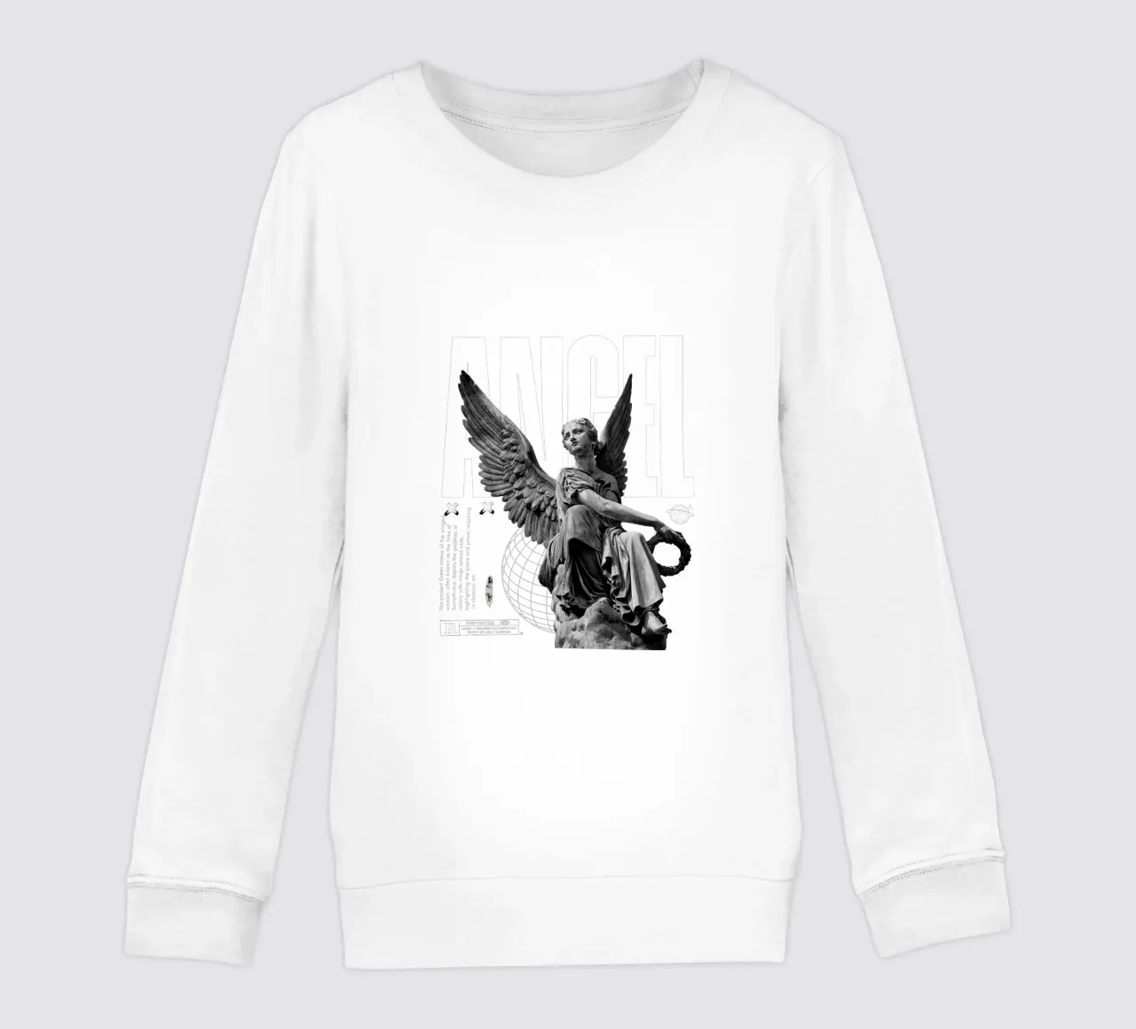 Angel with wings felpa bambino da TwinWalk