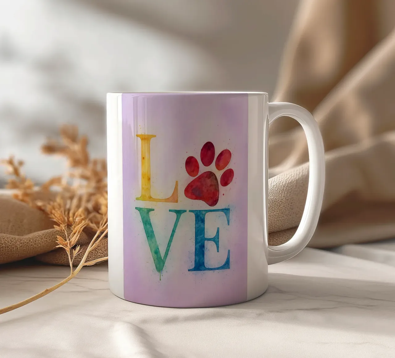 amore pavone tazza in ceramica da Britania