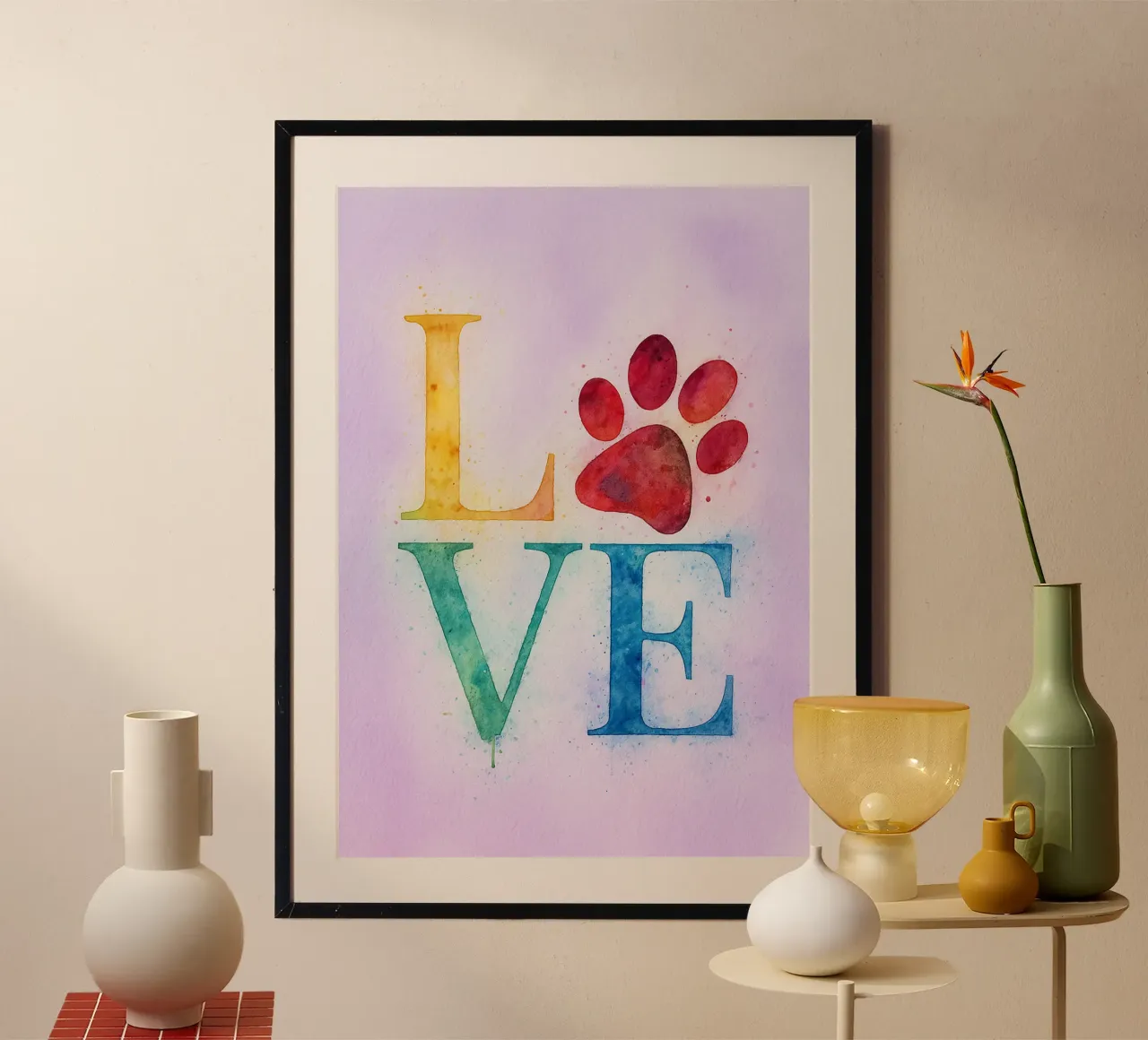 amore pavone poster da Britania