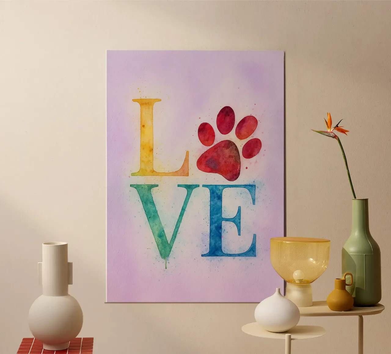 amore pavone poster da Britania