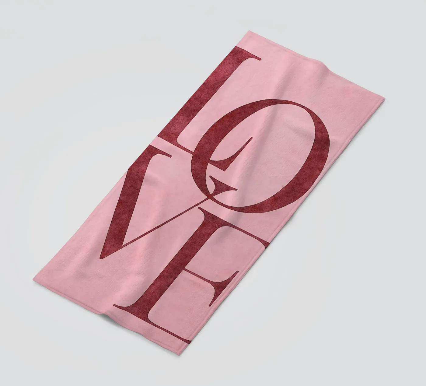 love beach towel by Britania