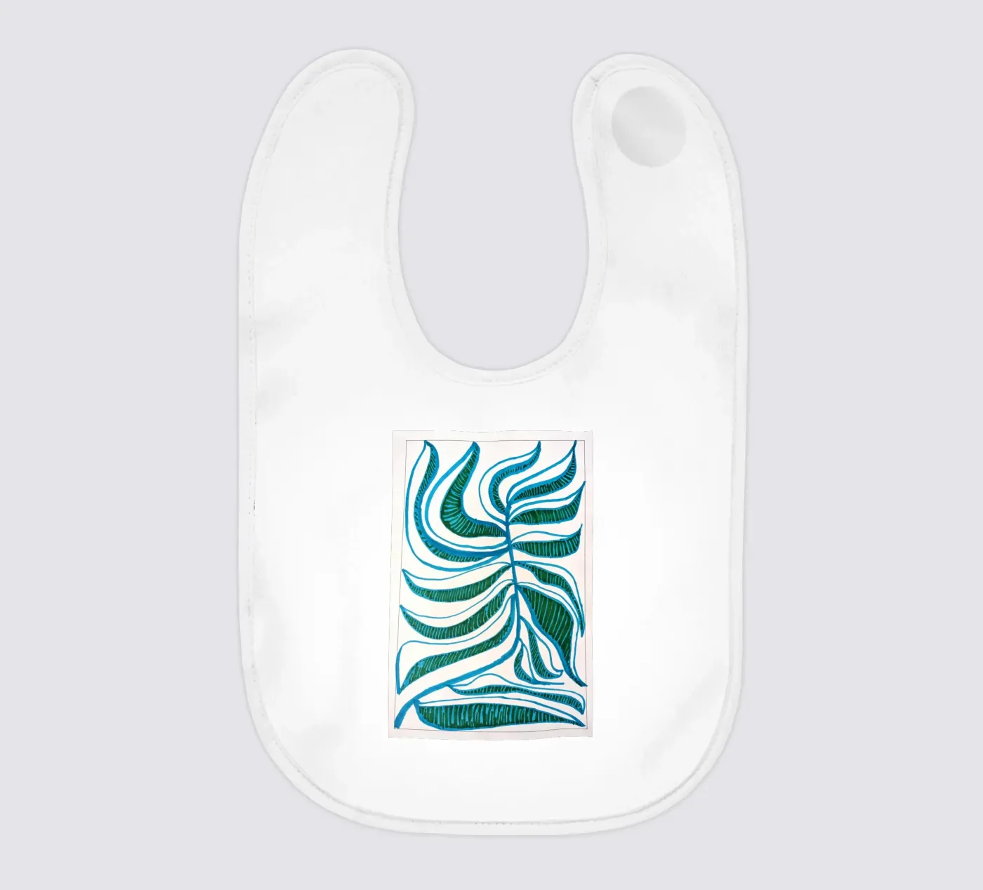Blue Leaf 1 bavaglino da sum2proveDesign