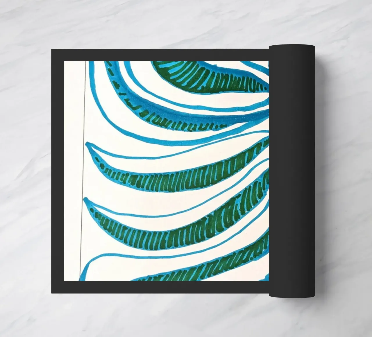 Blue Leaf 1 zerbino da sum2proveDesign