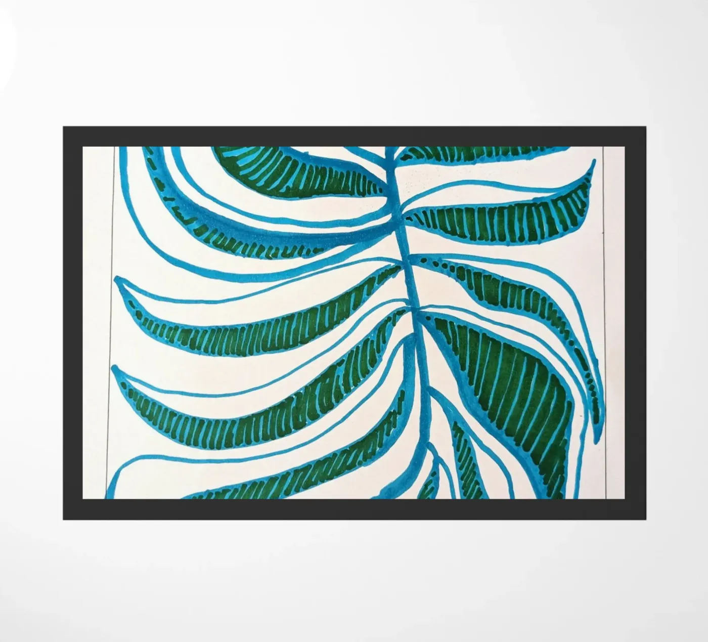 Blue Leaf 1 zerbino da sum2proveDesign