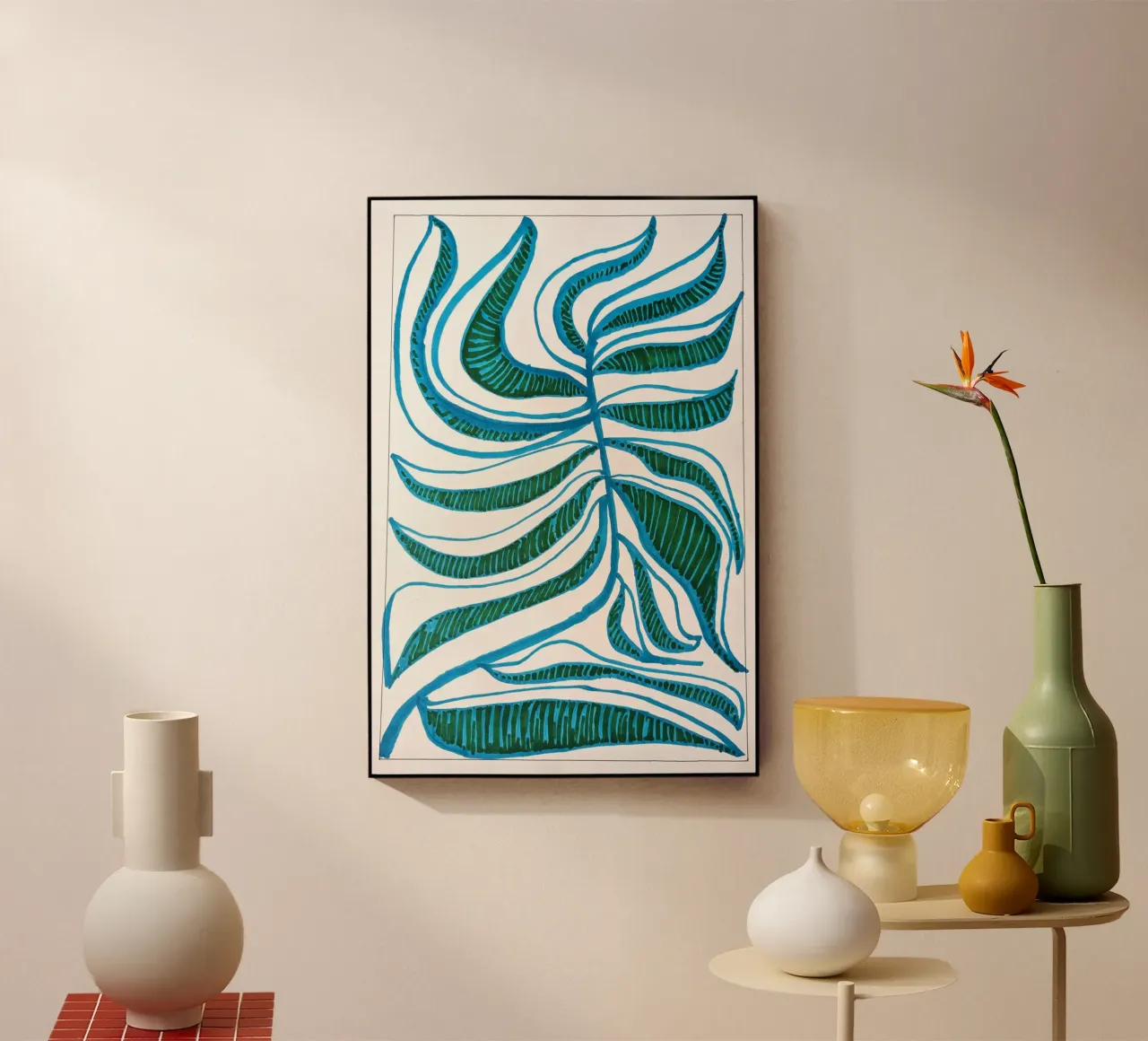 Blue Leaf 1 plexiglass da sum2proveDesign