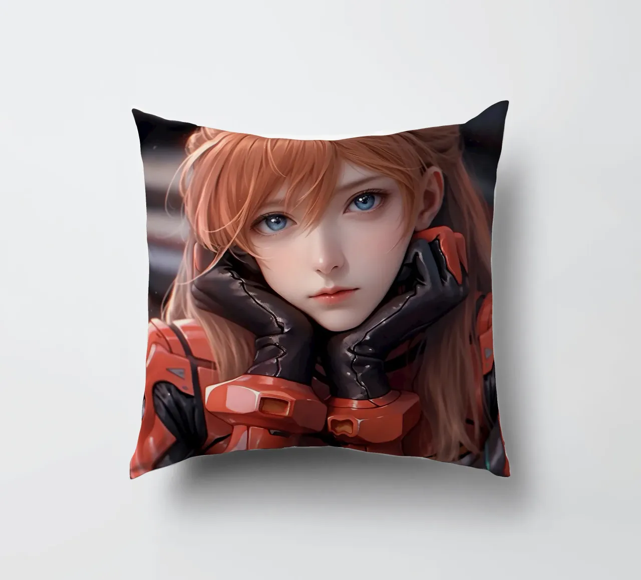 Asuka Langley Soryu Neon Genesis Evangelion cuscino da Fleur de Lys