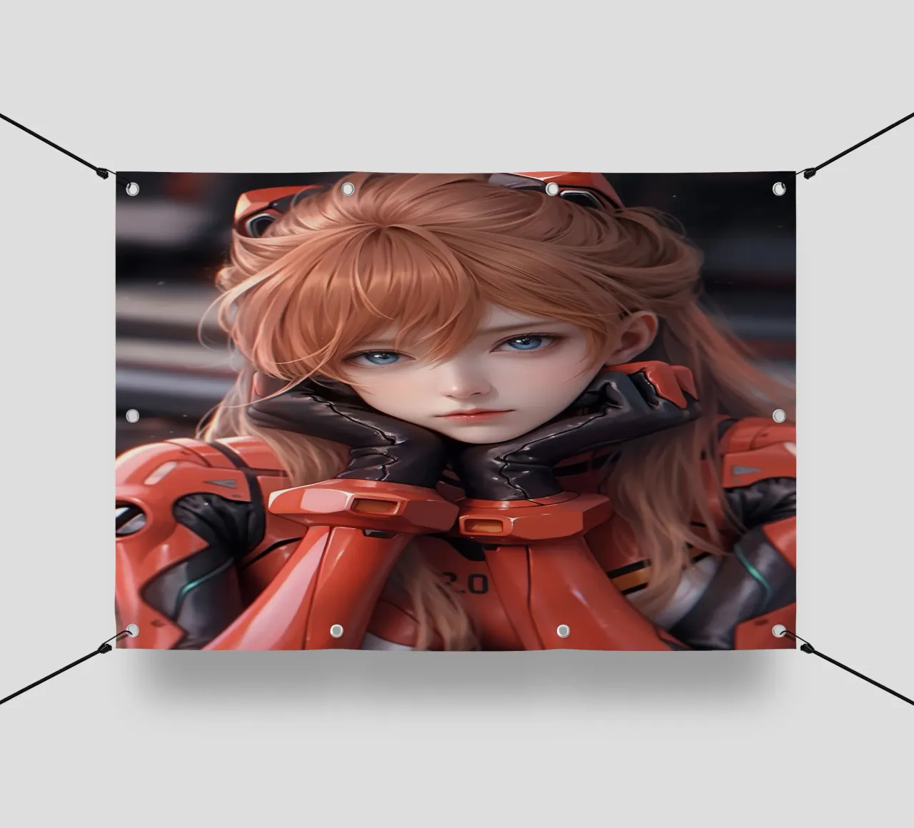 Asuka Langley Soryu Neon Genesis Evangelion telo in pvc da Fleur de Lys