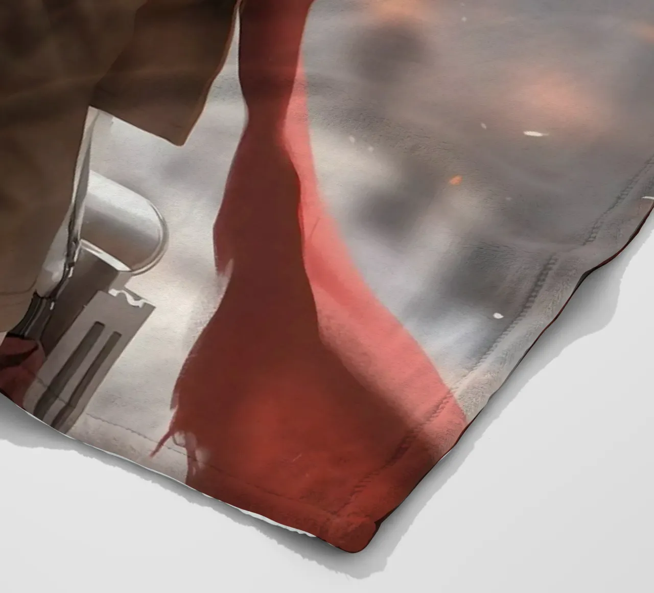 Mikasa Ackerman Attack on Titan fleece blanket by Fleur de Lys