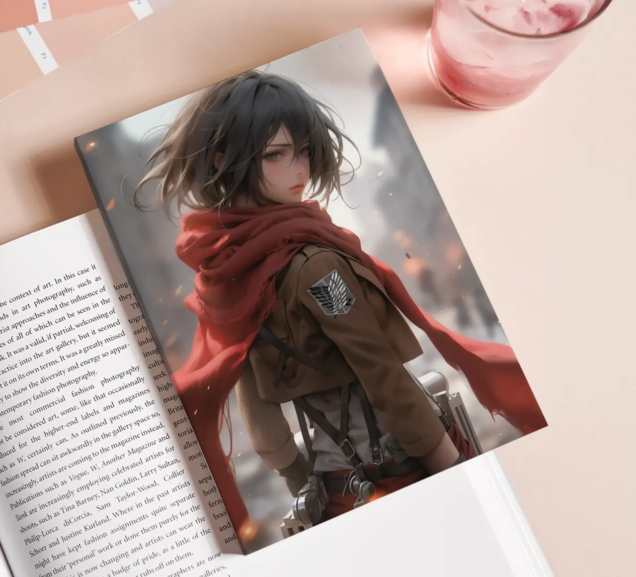 Mikasa Ackerman Attack on Titan notebook by Fleur de Lys