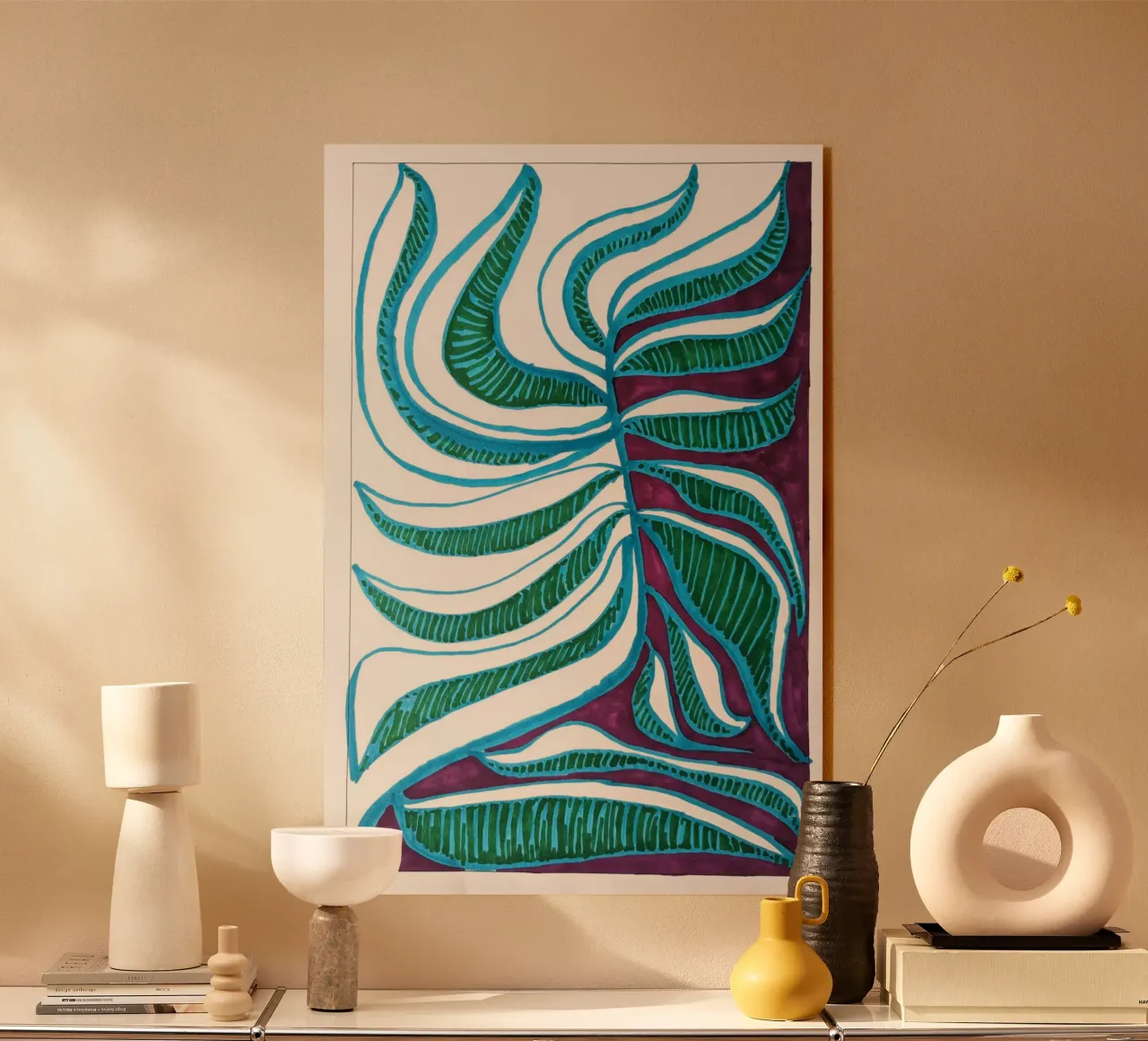 Blue Leaf 2 plexiglass da sum2proveDesign