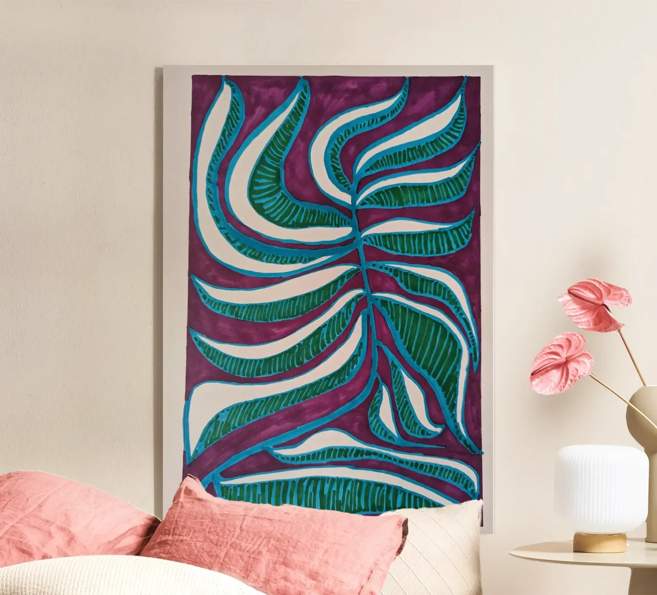 Blue Leaf 3 plexiglass da sum2proveDesign