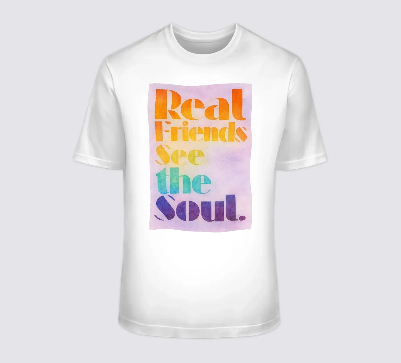 I veri amici vedono l'anima t-shirt da Britania